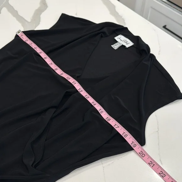 Joseph Ribkoff Elegant Black Women's Top 10 - Picture 7 of 8